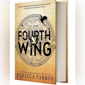 Fourth Wing Hardcover book,The Empyrean Series, written by Rebecca Yarros